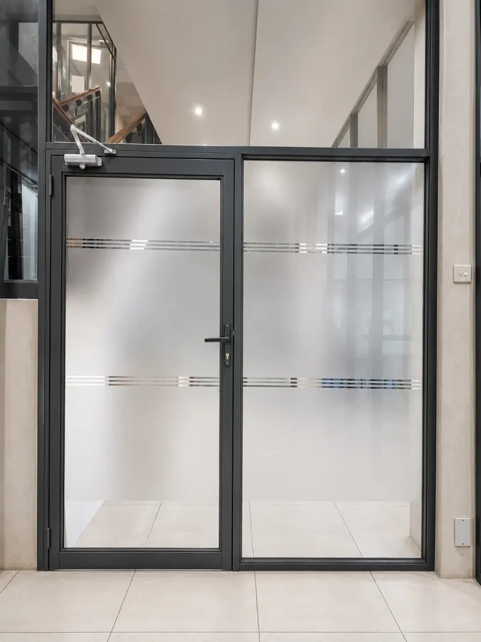 Office doors and aluminium installations by Glassit Zimbabwe