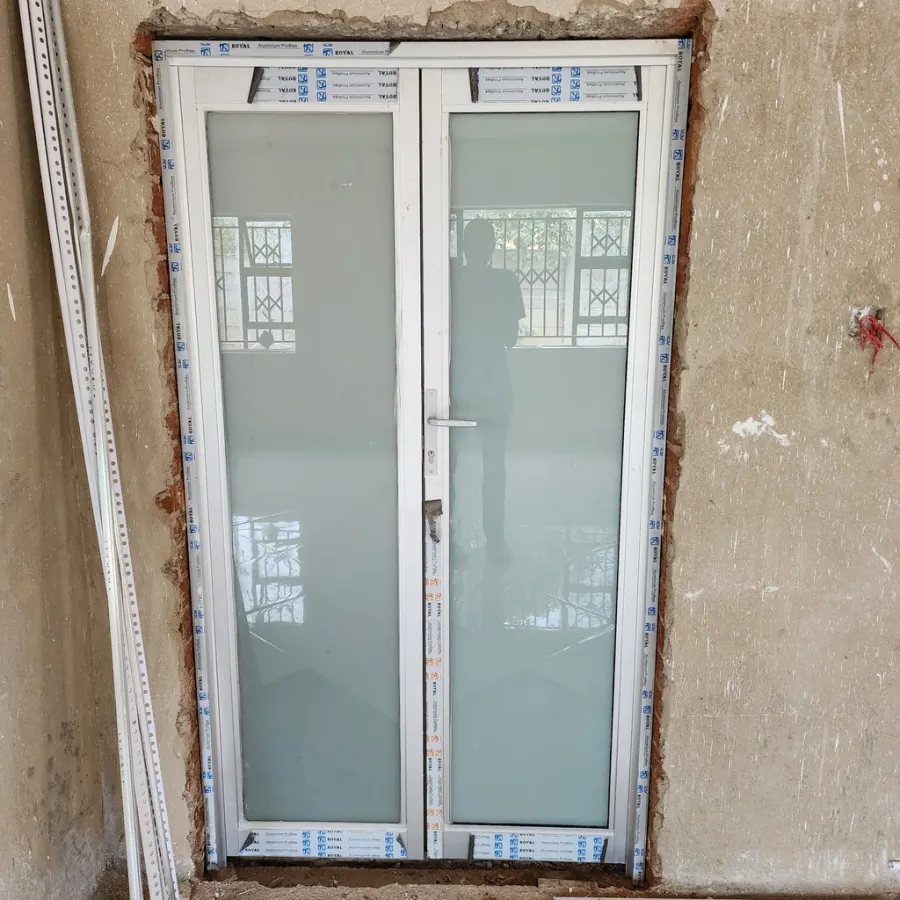 double hinged doors
