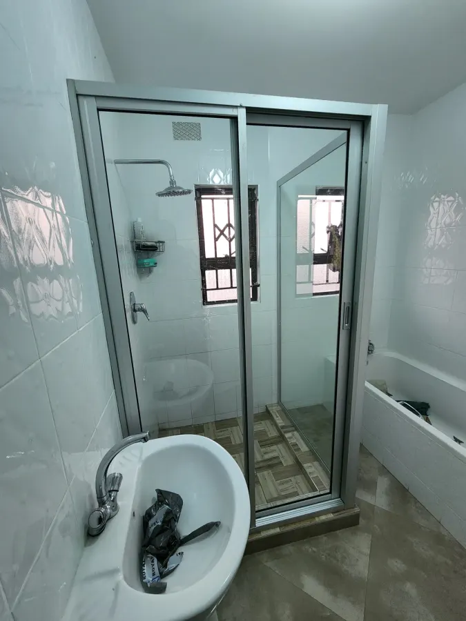 single sliding shower cubicle in harare