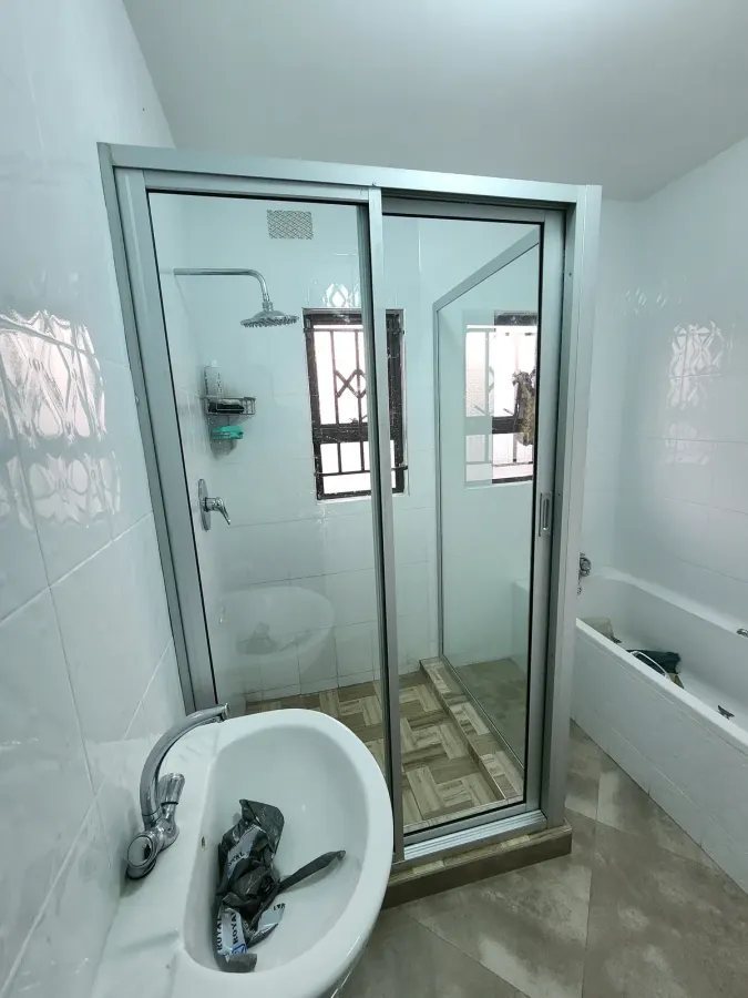 sliding shower