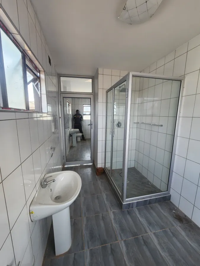 swing shower glass