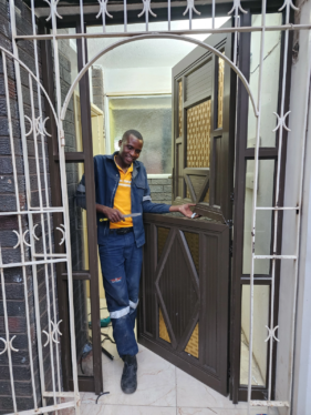 Aluminium kitchen stable door